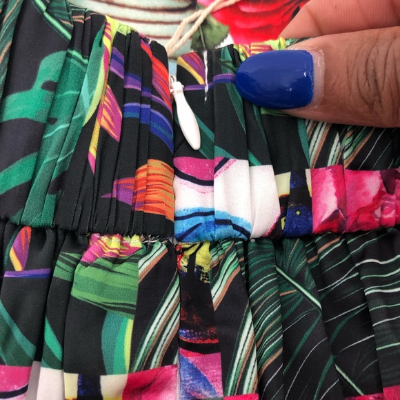 LATISTE Plus Size Print Party Lace-Up Back Maxi Skirt Two Piece Set - Picture 7 of 10